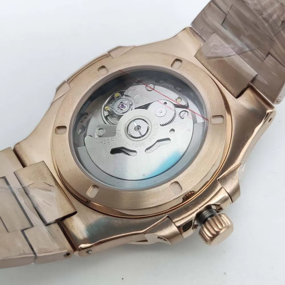 Champagne Gold Automatic Sapphire Watch