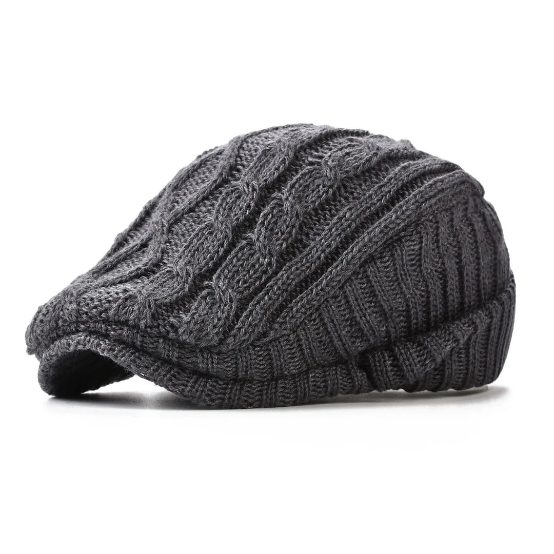 Knitted Flat Cap