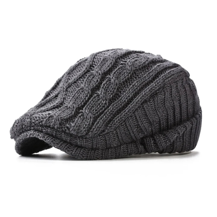 Knitted Flat Cap