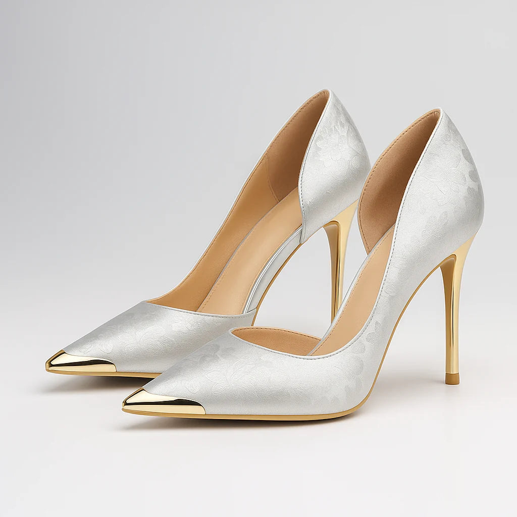 Bianca Gold Heels