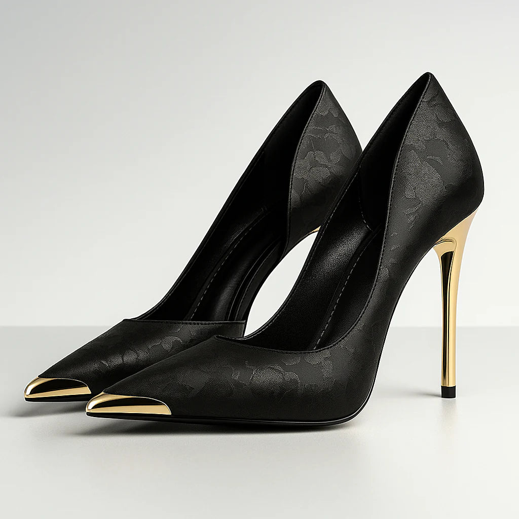 Bianca Gold Heels