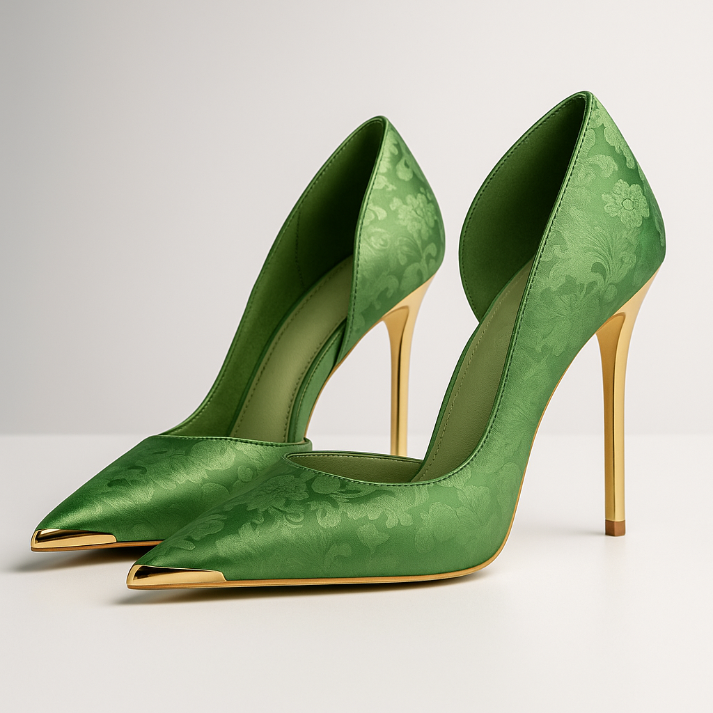 Bianca Gold Heels