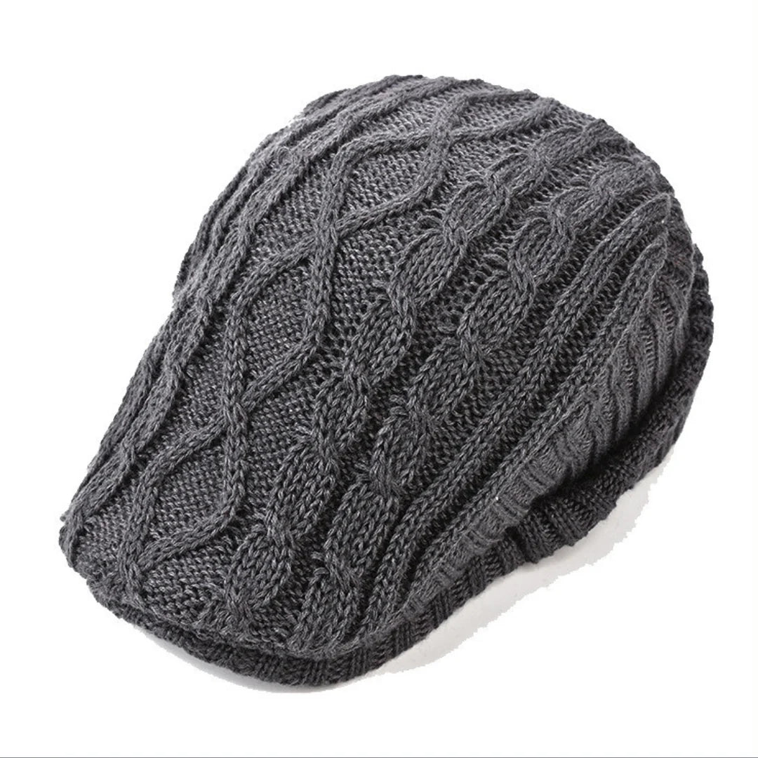 Knitted Flat Cap