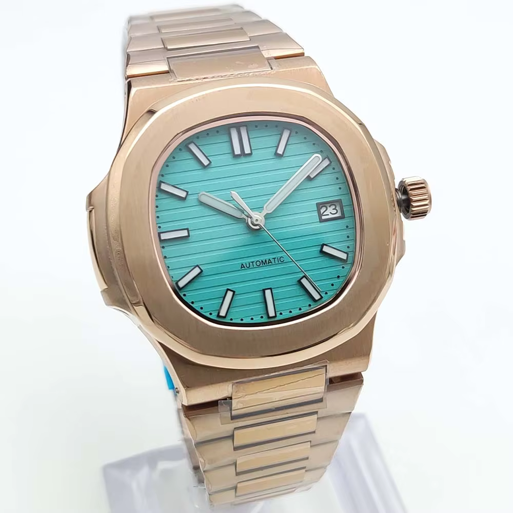 Champagne Gold Automatic Sapphire Watch