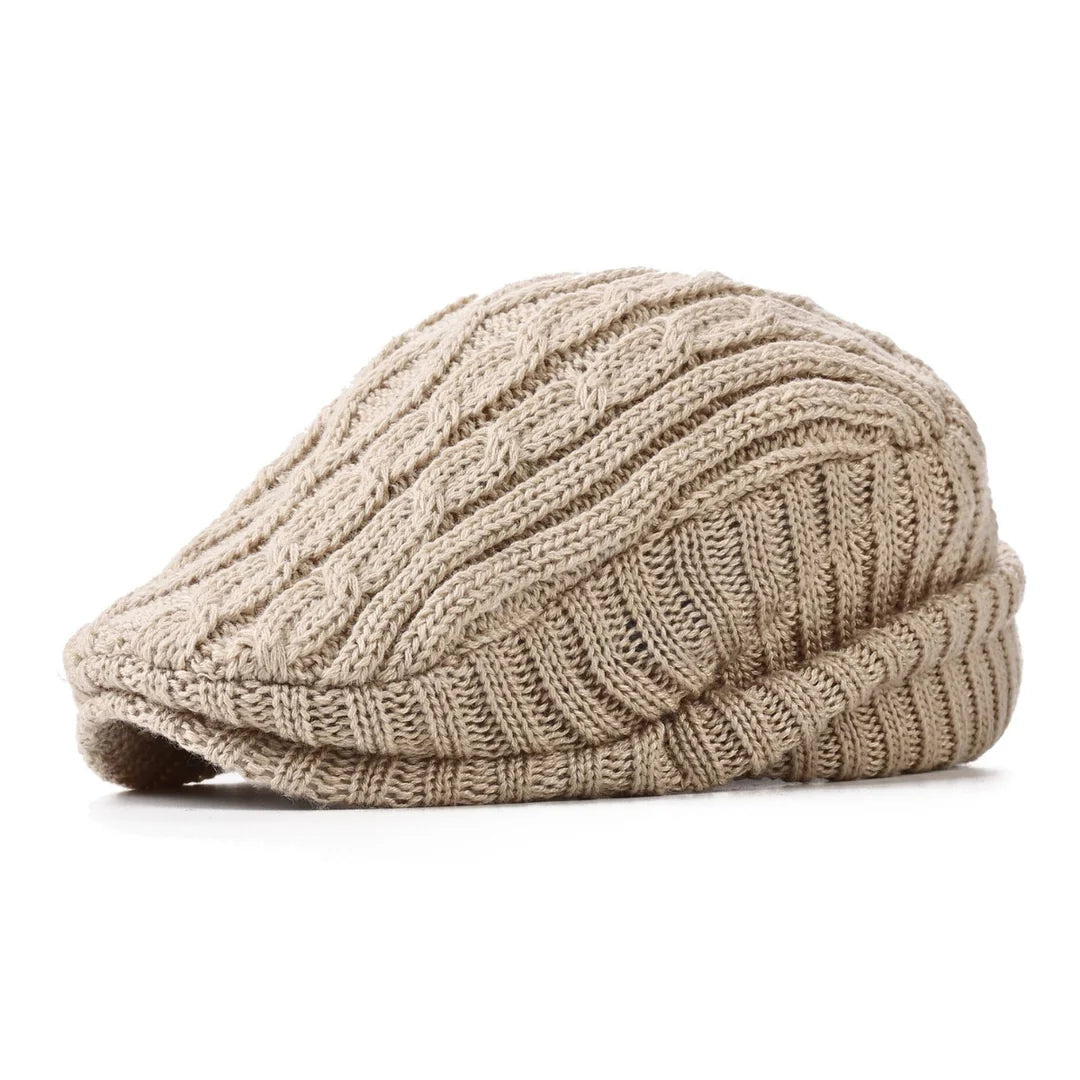 Knitted Flat Cap