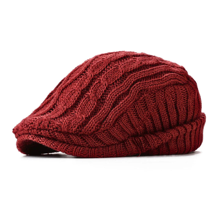 Knitted Flat Cap