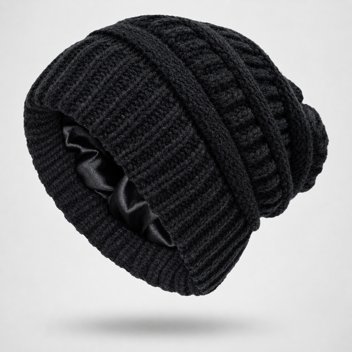 Cloud Knit Silk Beanie