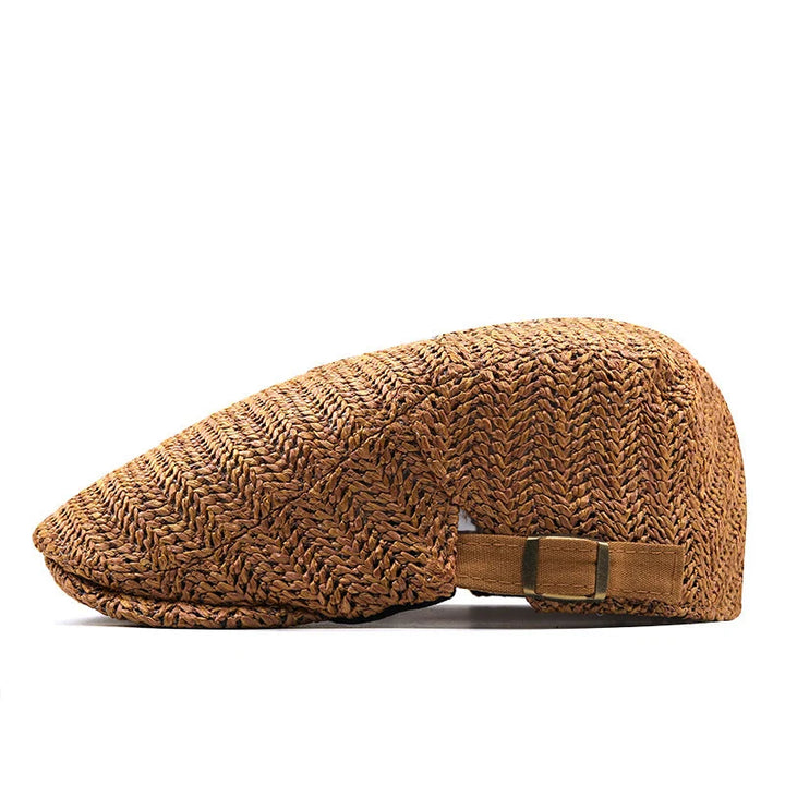 Weave Flat Cap