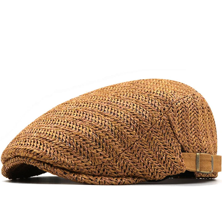 Weave Flat Cap