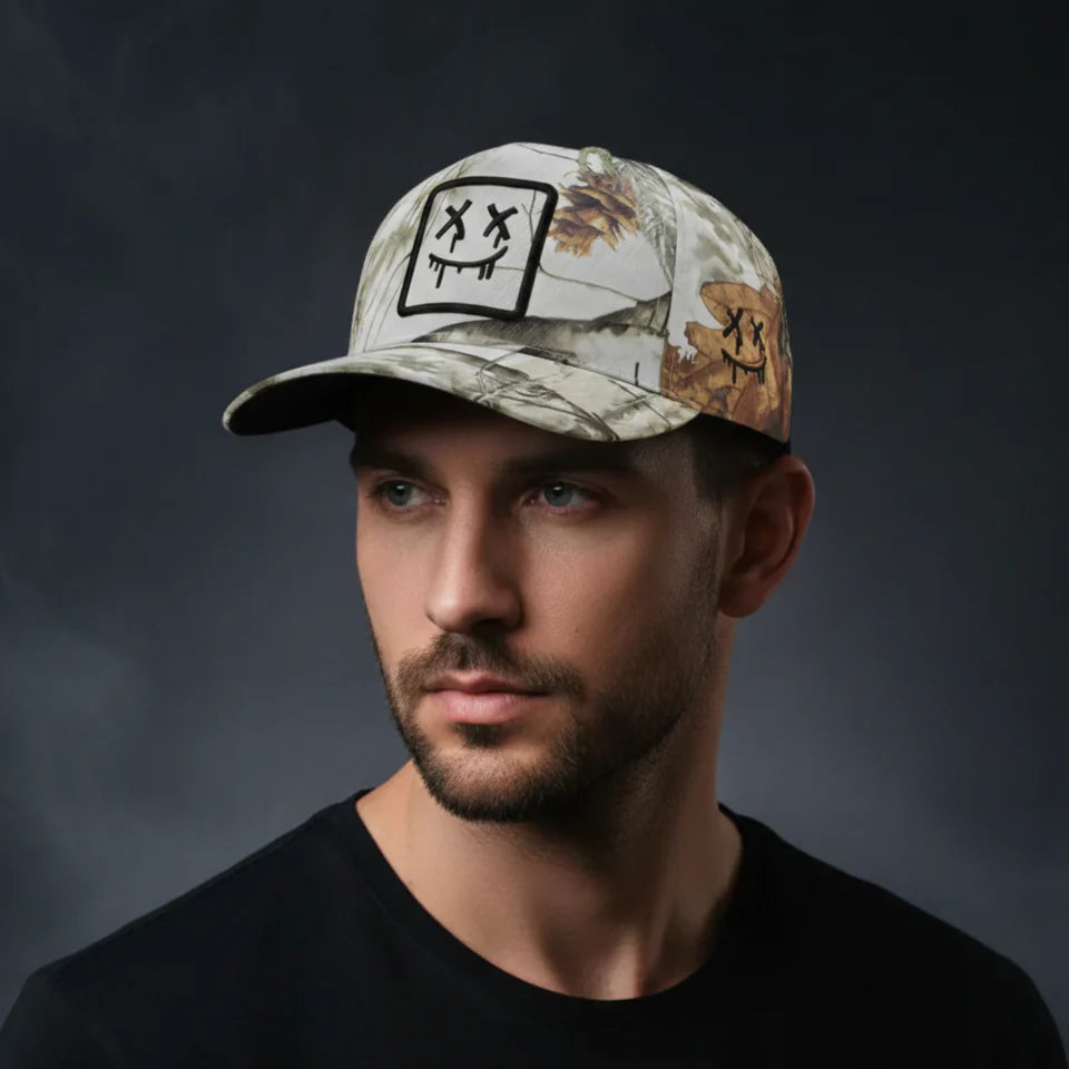 Grim Stitch Camo Hat