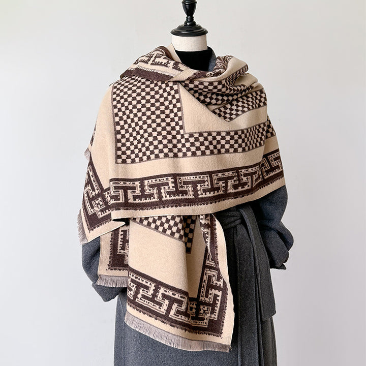 Eleanor Geometric Scarf