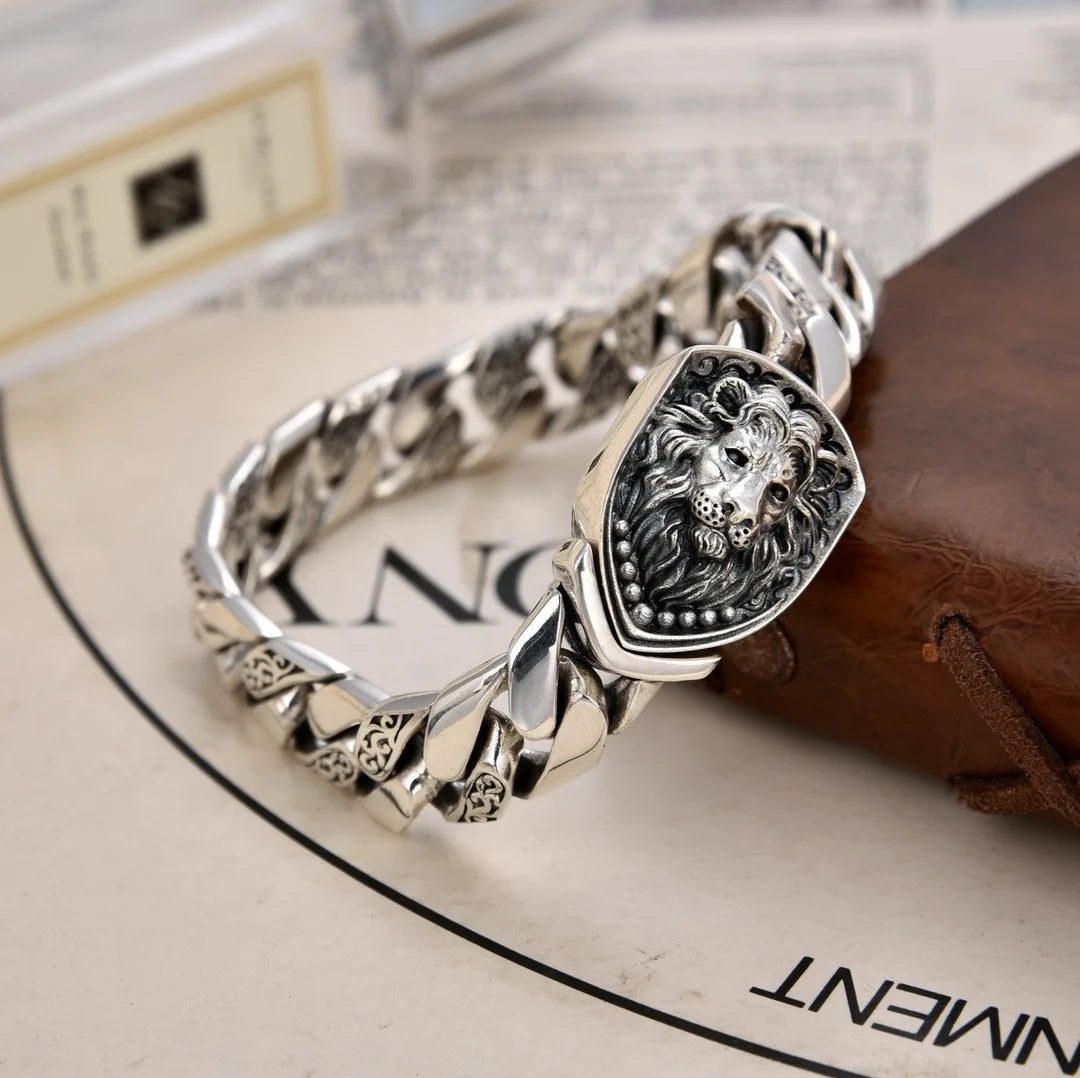 Kingsley Lion Crest Bracelet