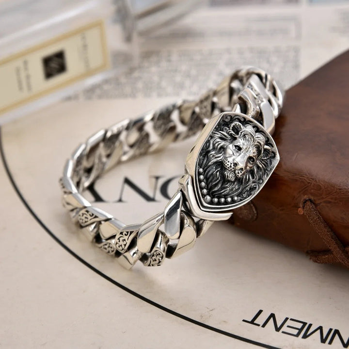 Kingsley Lion Crest Bracelet