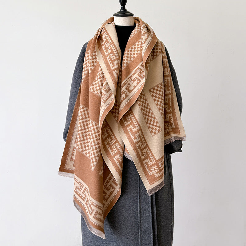 Eleanor Geometric Scarf