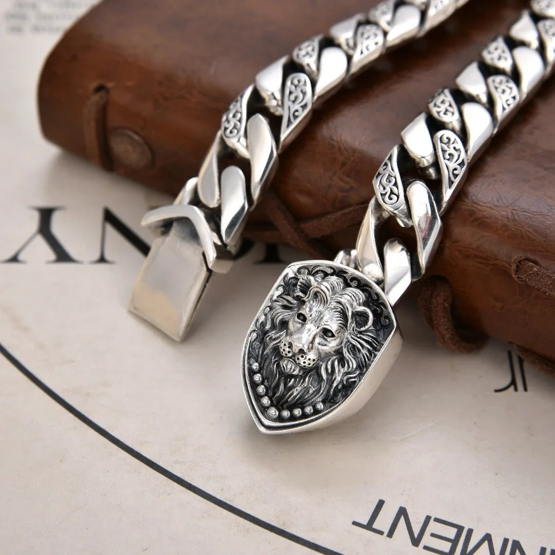 Kingsley Lion Crest Bracelet