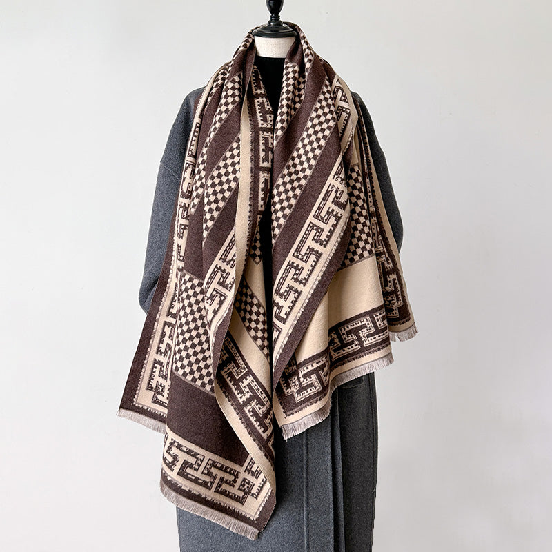 Eleanor Geometric Scarf