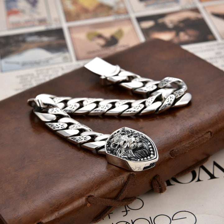Kingsley Lion Crest Bracelet