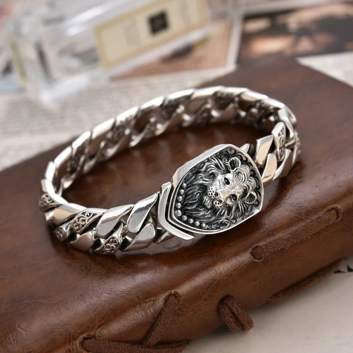 Kingsley Lion Crest Bracelet