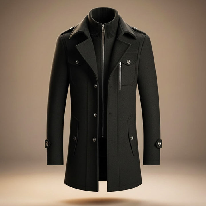 Vincent Tailored Wool Coat