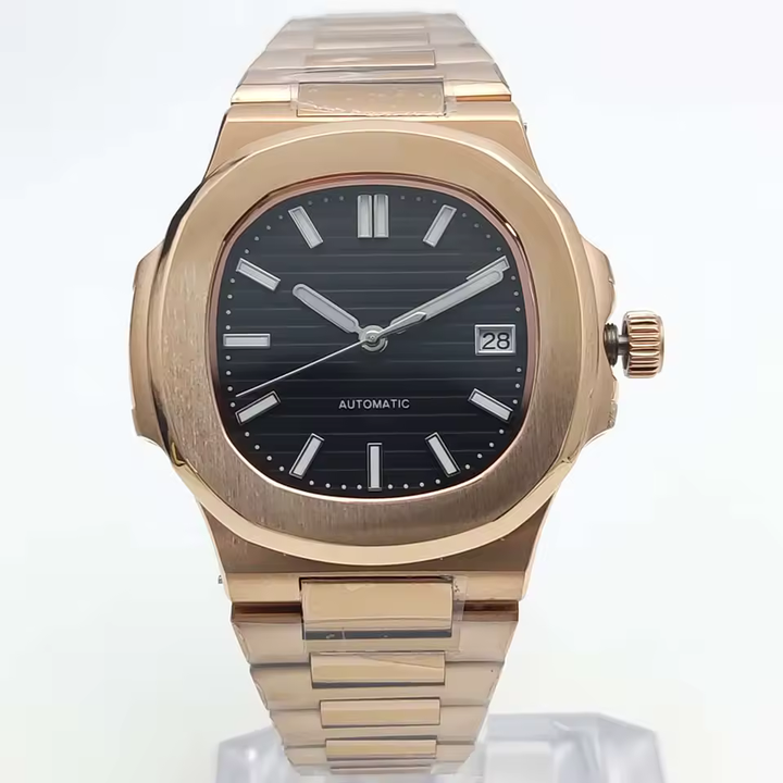 Champagne Gold Automatic Sapphire Watch