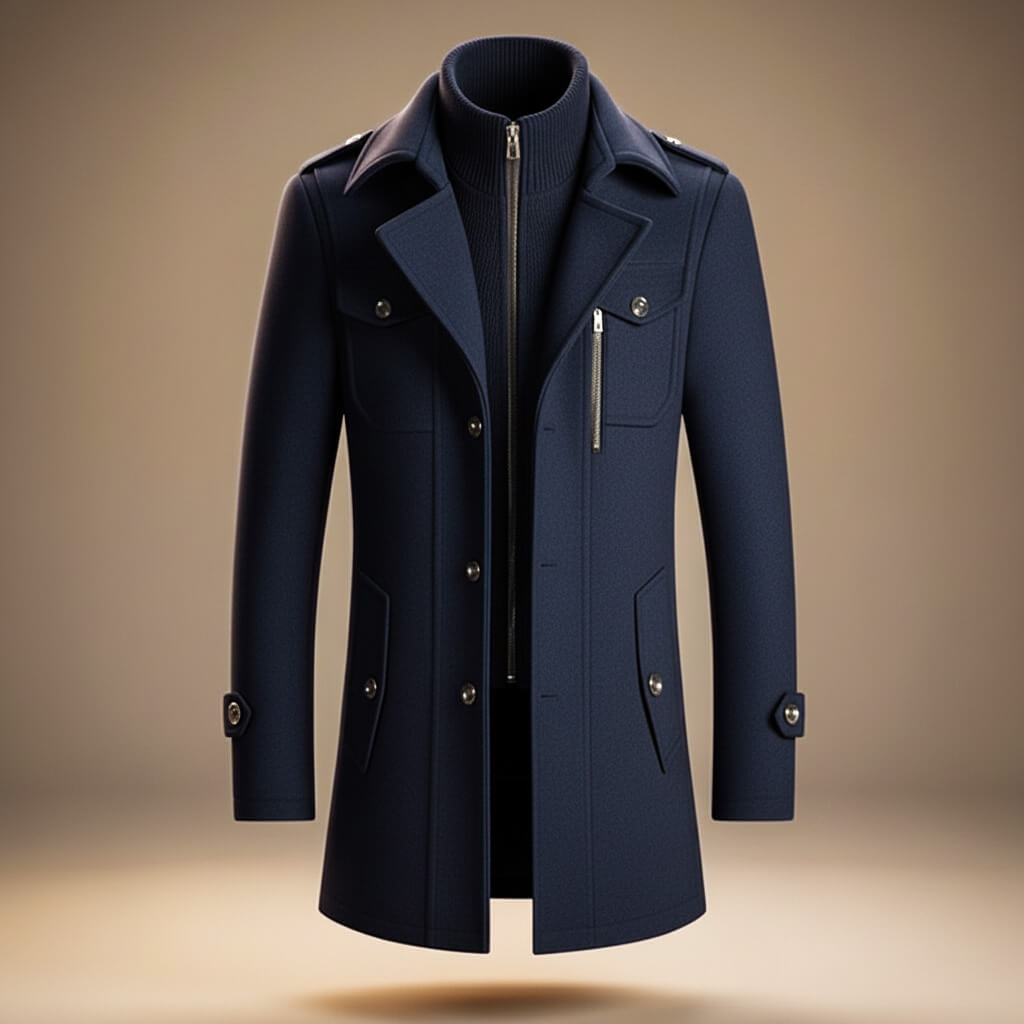 Vincent Tailored Wool Coat