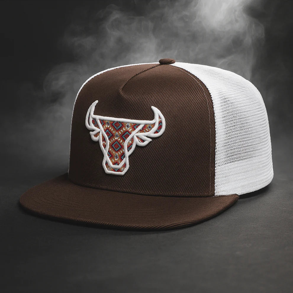 Tribal Bull Flatbill Hat