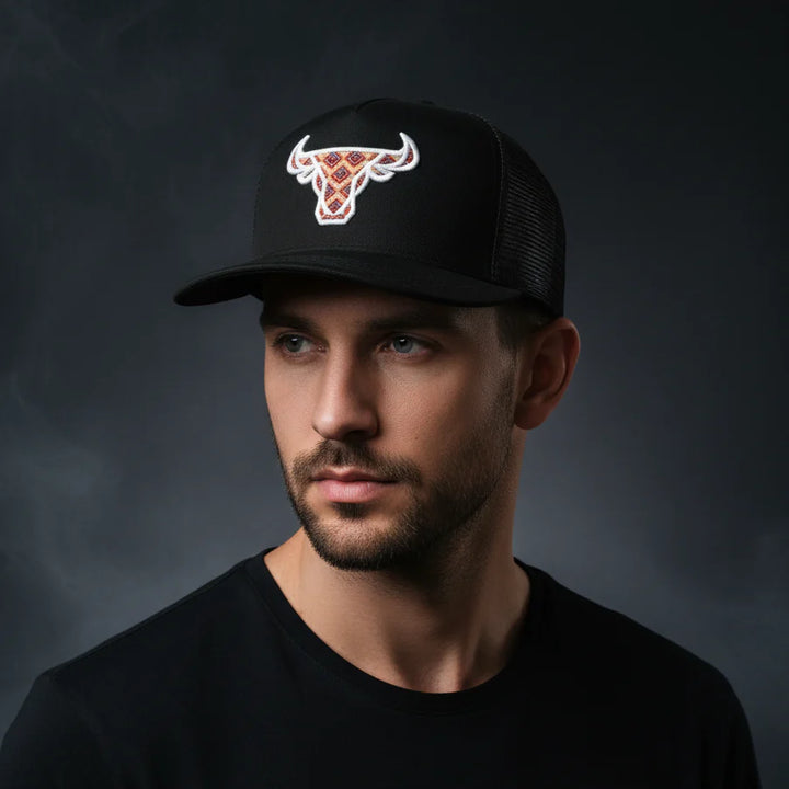 Tribal Bull Flatbill Hat
