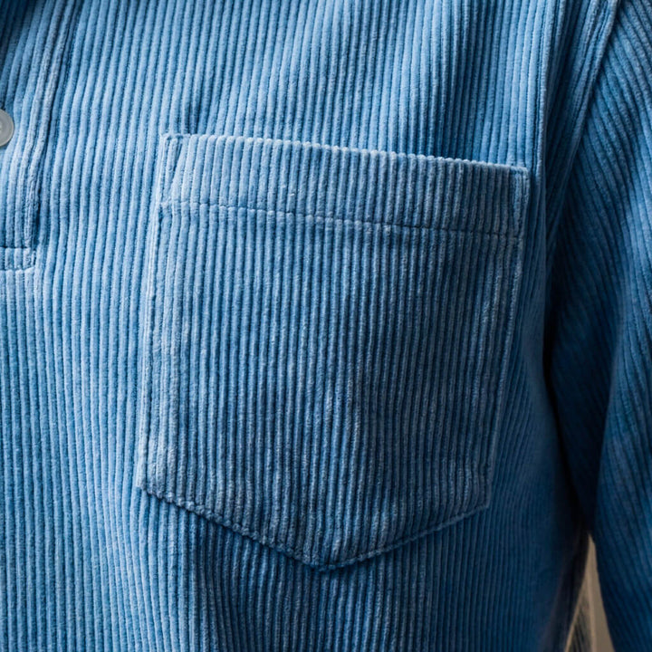 Carter Corduroy Long Sleeve Polo