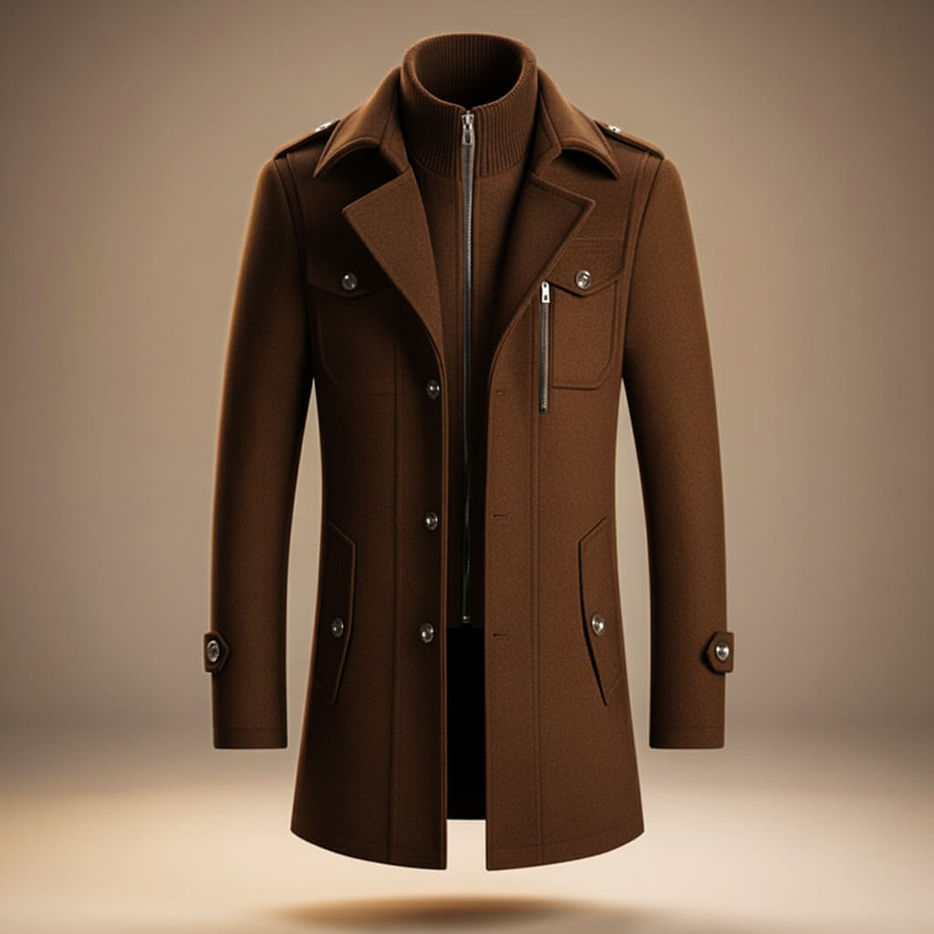 Vincent Tailored Wool Coat
