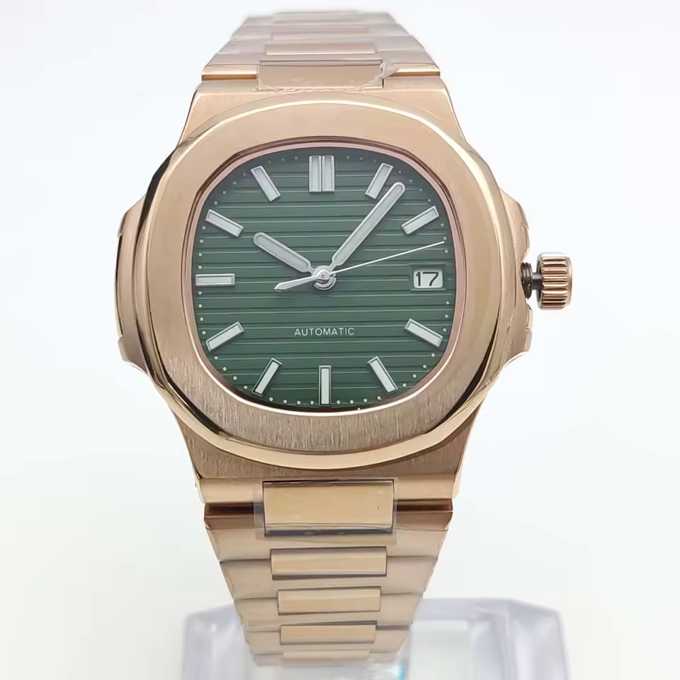Champagne Gold Automatic Sapphire Watch