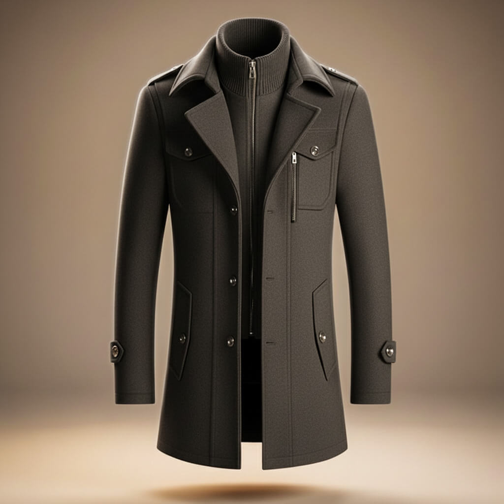 Vincent Tailored Wool Coat