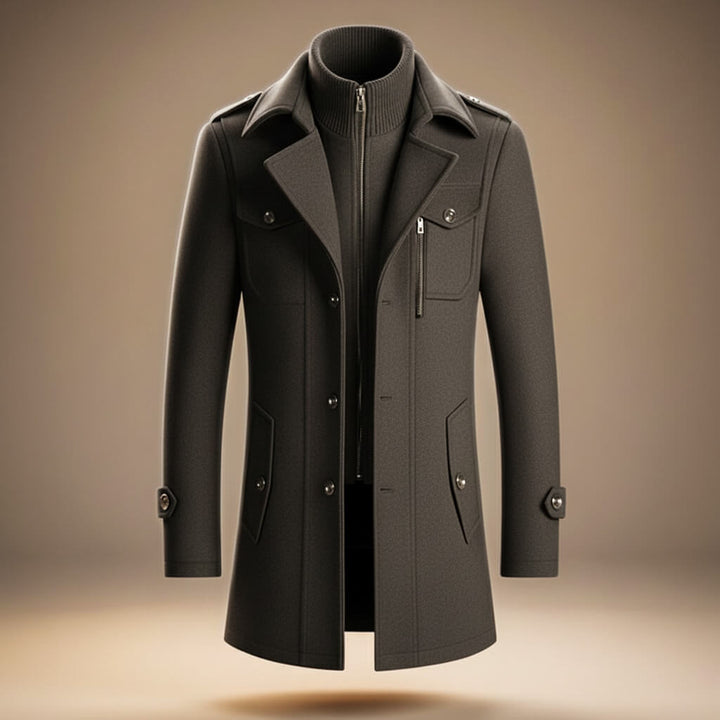 Vincent Tailored Wool Coat
