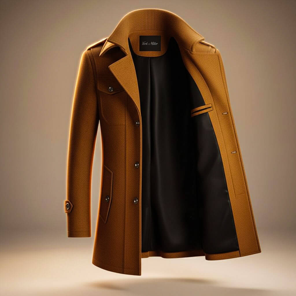 Vincent Tailored Wool Coat