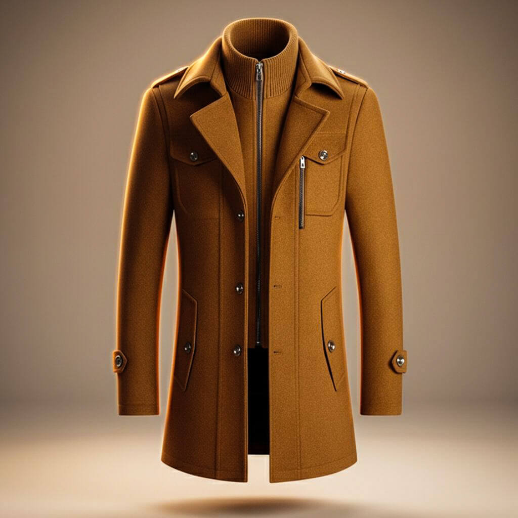 Vincent Tailored Wool Coat