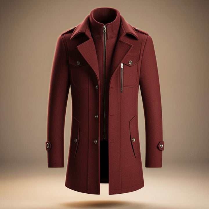 Vincent Tailored Wool Coat